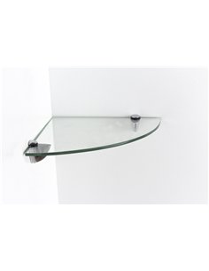 Core Products glass corner shelf kit - clear , GL250250