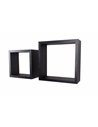 Core Products Set of 2 wall cubes - matt black, HD2BK