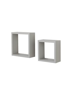 Core Products Set of 2 wall cubes - light grey, HD2GY