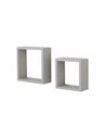 Core Products Set of 2 wall cubes - light grey, HD2GY