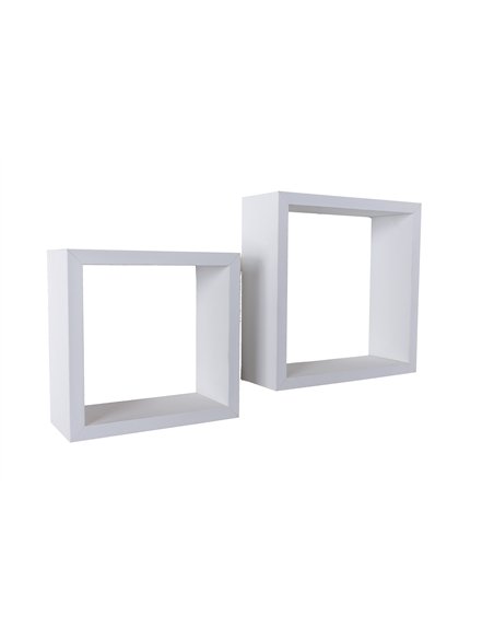 Core Products Set of 2 wall cubes - matt white, HD2WH - pic 115745 | FastDaddyshop