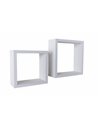 Core Products Set of 2 wall cubes - matt white, HD2WH