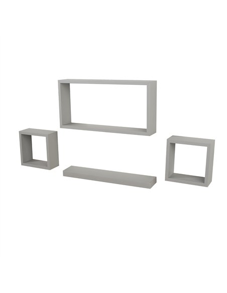 Core Products 4 pcs wall set - light grey, HD4GY - pic 115751 | FastDaddyshop