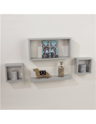 Core Products 4 pcs wall set - light grey, HD4GY