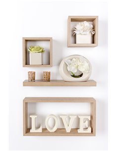 Core Products 4 pcs wall set - oak, HD4OK 2