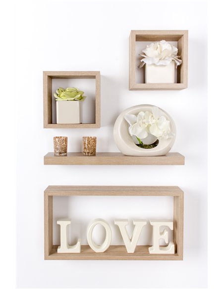 Core Products 4 pcs wall set - oak, HD4OK - pic 115755 | FastDaddyshop