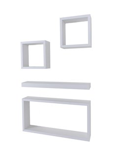 Core Products 4 pcs wall set - matt white, HD4WH