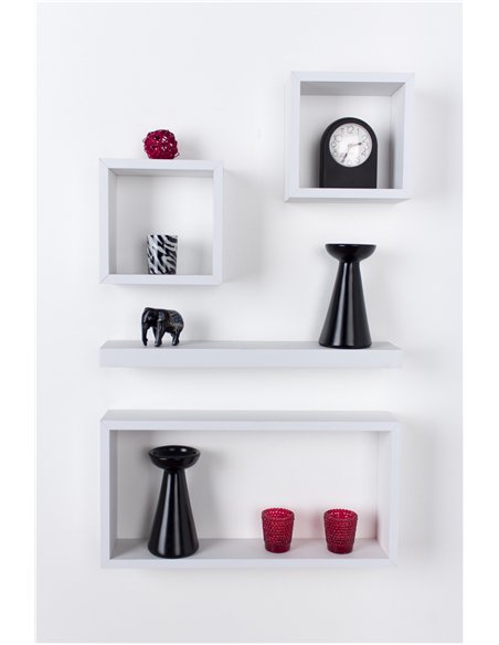 Core Products 4 pcs wall set - matt white, HD4WH - pic 115758 | FastDaddyshop