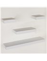 Core Products 4 pcs narrow wall shelf set - matt White, HD5WH