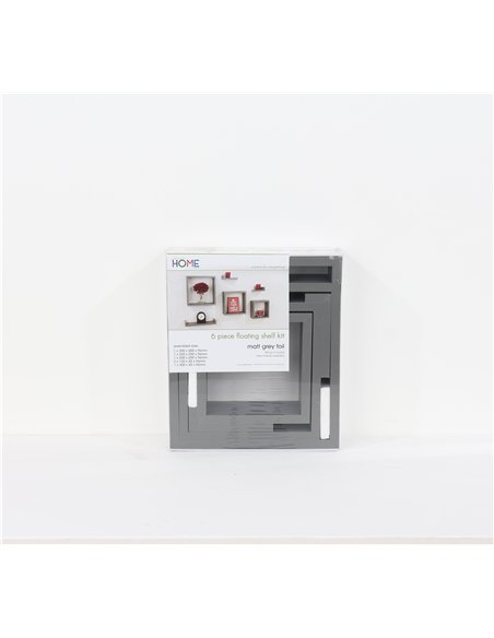 Core Products 6 pcs floating shelf kit - matt grey foil , HD7GR - pic 115795 | FastDaddyshop