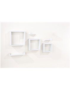 Core Products 6 pcs floating shelf kit - matt white foil , HD7WH