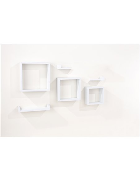 Core Products 6 pcs floating shelf kit - matt white foil , HD7WH - pic 115796 | FastDaddyshop