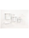 Core Products 6 pcs floating shelf kit - matt white foil , HD7WH