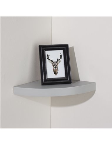 Core Products hudson corner box shelf kit - light grey, HDC295GY