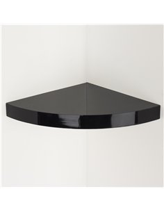 Core Products hudson corner box shelf kit - gloss black  , HDGC295BK