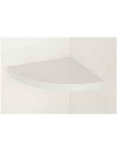 Core Products hudson corner box shelf kit - gloss white, HDGC295WH