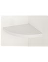 Core Products hudson corner box shelf kit - gloss white, HDGC295WH
