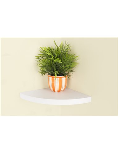 Core Products hudson corner box shelf kit - gloss white, HDGC295WH