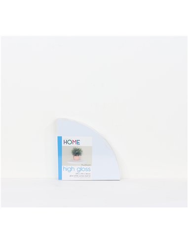 Core Products hudson corner box shelf kit - gloss white, HDGC295WH