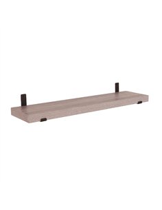 Core Products 60cm chunky shelf with sit on brackets - grey oak effect, JK600GOK