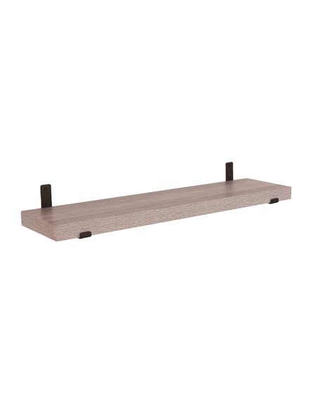 Core Products 60cm chunky shelf with sit on brackets - grey oak effect, JK600GOK - pic 115839 | FastDaddyshop