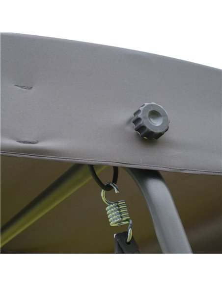 Outsunny 3 Seater Swing Chair Garden Swing Seat Outdoor Hammock w/ Canopy Steel Frame - Grey - pic 11584 | FastDaddyshop
