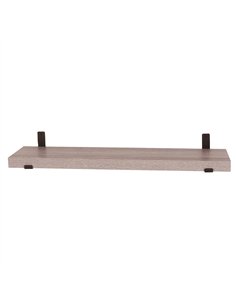 Core Products 80cm chunky shelf with sit on brackets - grey oak effect, JK800GOK