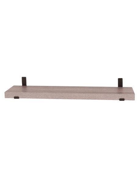 Core Products 80cm chunky shelf with sit on brackets - grey oak effect, JK800GOK - pic 115845 | FastDaddyshop