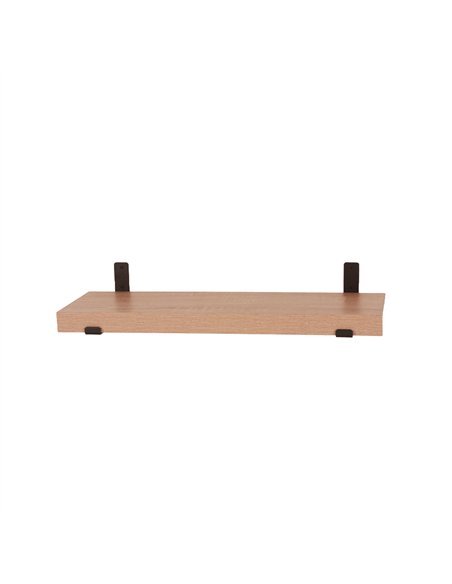 Core Products 80cm chunky shelf with sit on brackets - oak effect, JK800OK - pic 115848 | FastDaddyshop