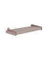 Core Products 60cm chunky shelf with slide on metal brackets - grey oak effect, KR600GOK