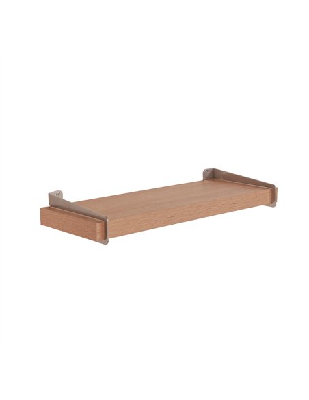 Core Products 60cm chunky shelf with slide on brackets - oak effect, KR600OK - pic 115854 | FastDaddyshop