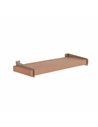 Core Products 60cm chunky shelf with slide on brackets - oak effect, KR600OK