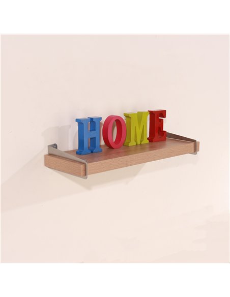 Core Products 60cm chunky shelf with slide on brackets - oak effect, KR600OK - pic 115856 | FastDaddyshop