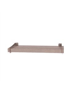 Core Products 80cm chunky shelf with slide on brackets - grey oak effect, KR800GOK