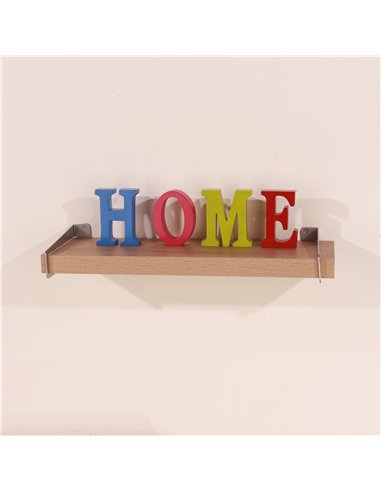 Core Products 80cm chunky shelf with slide on brackets - oak effect, KR800OK