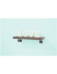 Core Products wall shelf with pipe design brackets , LF600 2