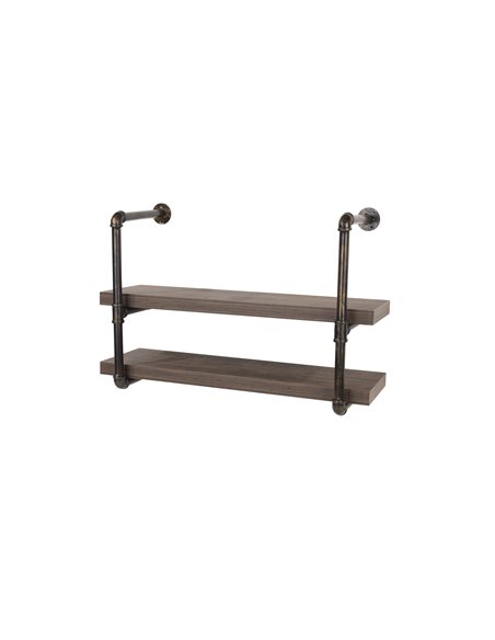 Core Products double wall shelf with pipe design brackets , LF600-2 - pic 115891 | FastDaddyshop