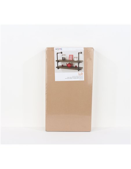 Core Products double wall shelf with pipe design brackets , LF600-2 - pic 115893 | FastDaddyshop