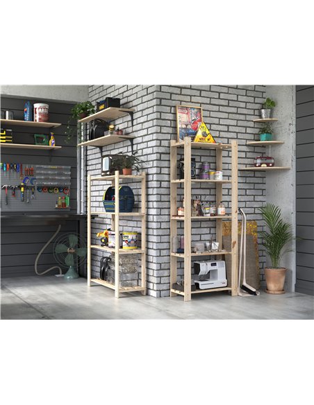 Core Products 60cm slim shelf with "L" shape bracket - black, LV600BK - pic 115901 | FastDaddyshop
