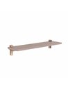 Core Products 60cm slim shelf with "L" shape bracket - grey oak, LV600GOK