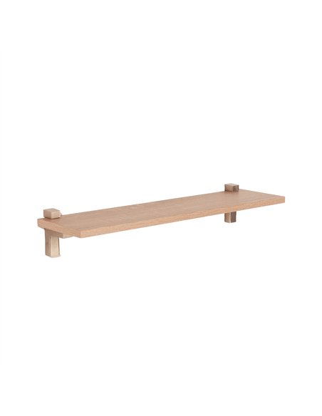 Core Products 60cm slim shelf with "L" shape bracket - oak, LV600OK - pic 115906 | FastDaddyshop