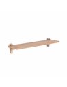 Core Products 60cm slim shelf with "L" shape bracket - oak, LV600OK