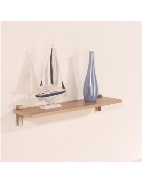 Core Products 60cm slim shelf with "L" shape bracket - oak, LV600OK - pic 115908 | FastDaddyshop