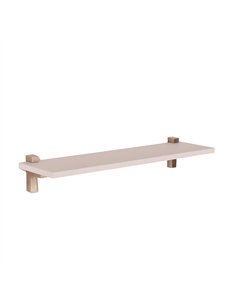 Core Products 60cm slim shelf with "L" shape bracket - white, LV600WH