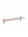 Core Products 60cm slim shelf with "L" shape bracket - white, LV600WH