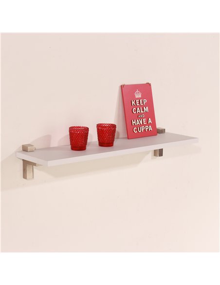 Core Products 60cm slim shelf with "L" shape bracket - white, LV600WH - pic 115911 | FastDaddyshop