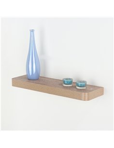 Core Products narrow floating shelf kit - oak effect, TR800OK 2