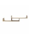 Core Products floating two tier wall shelf - oak effect, TW120OK