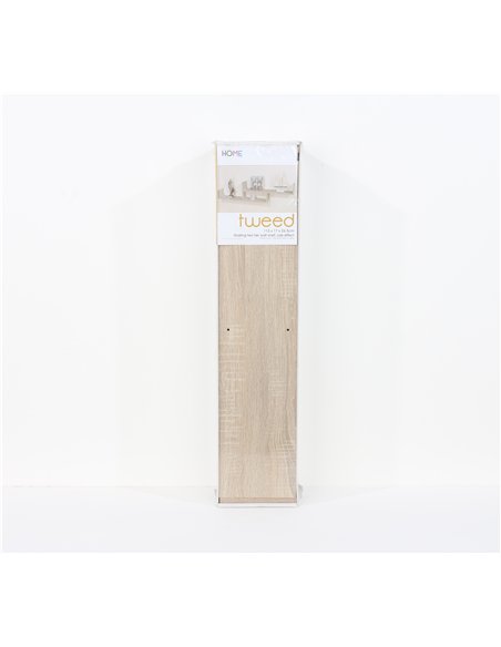 Core Products floating two tier wall shelf - oak effect, TW120OK - pic 116042 | FastDaddyshop