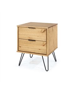 Core Products Augusta Pine 2 drawer bedside cabinet, AG510